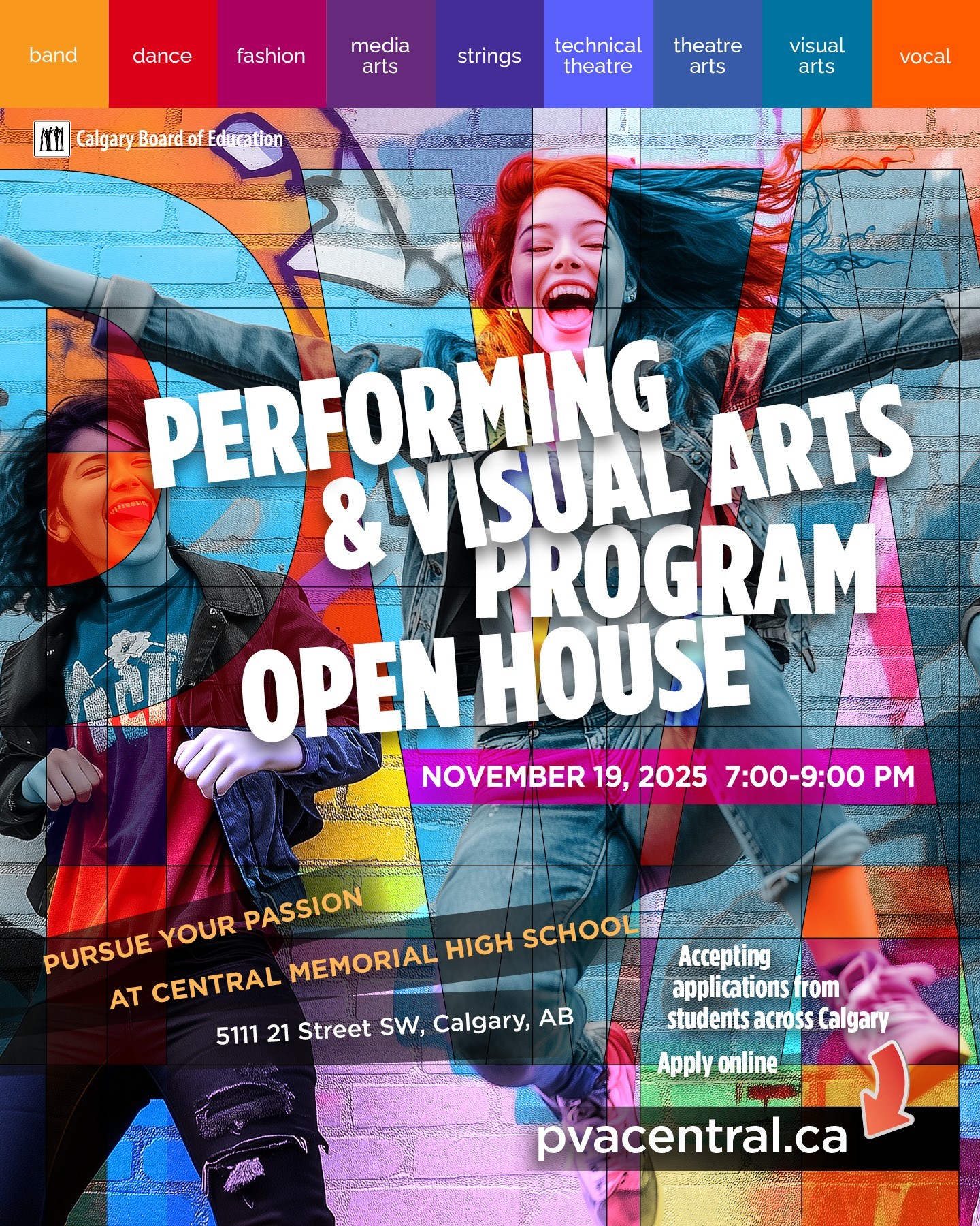 PVA Open House Poster 2025